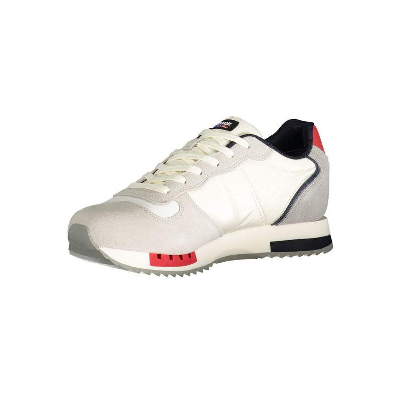 Sneaker in poliestere bianco