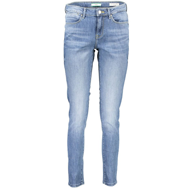 Denim bleu clair moyen ultra maigre