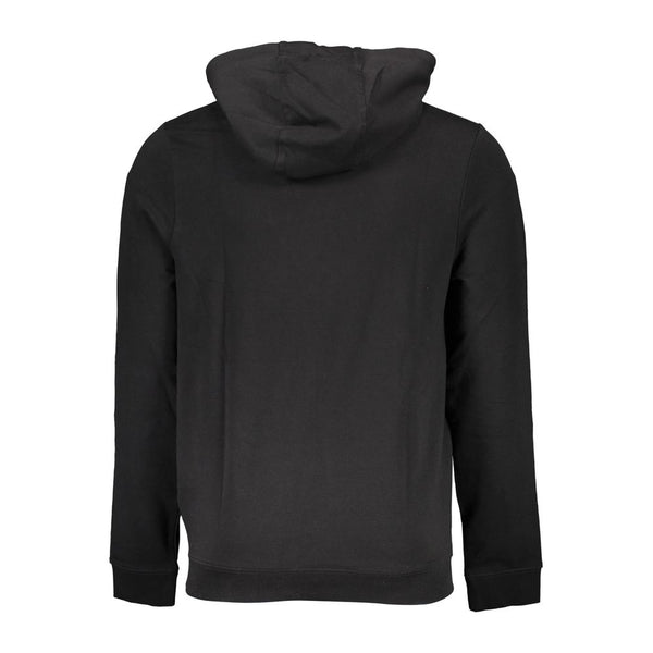 Slim Fit Organic Cotton Hoodie με κεντρική τσέπη