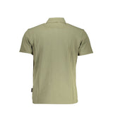 Classic Green Polo with Elegant Embroidery