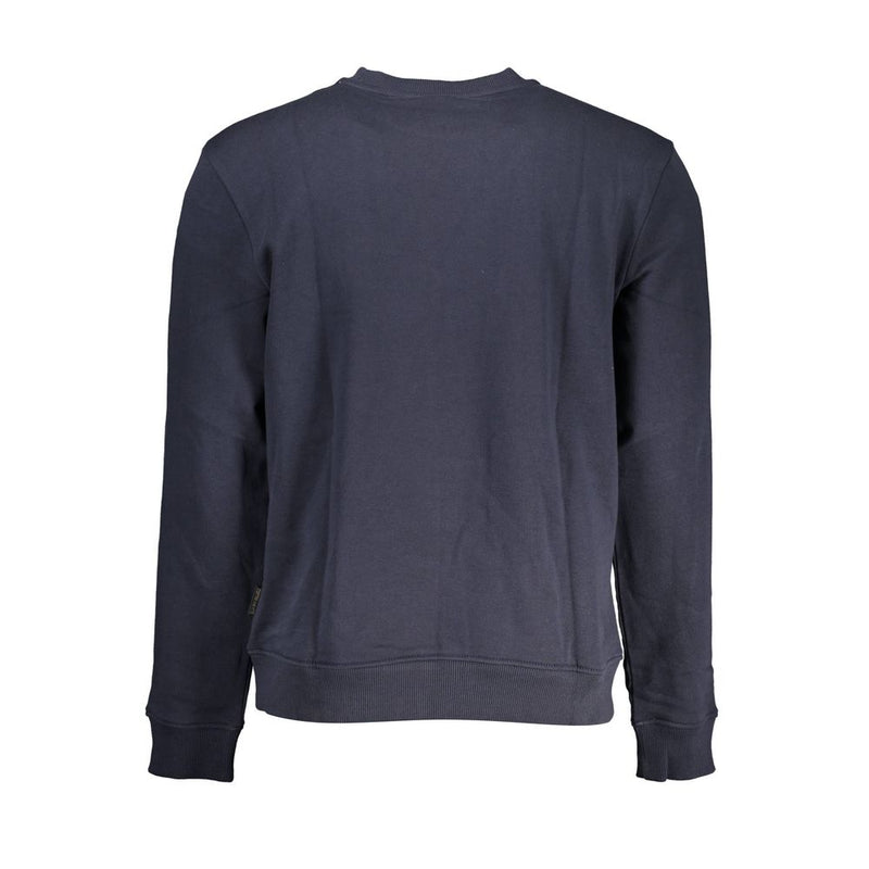 Chic Crew Neck bestickter blauer Pullover