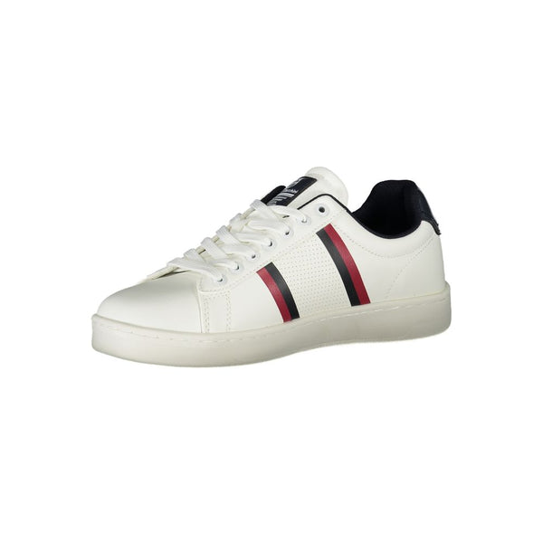 Sneaker bianche classiche con accenti contrastanti