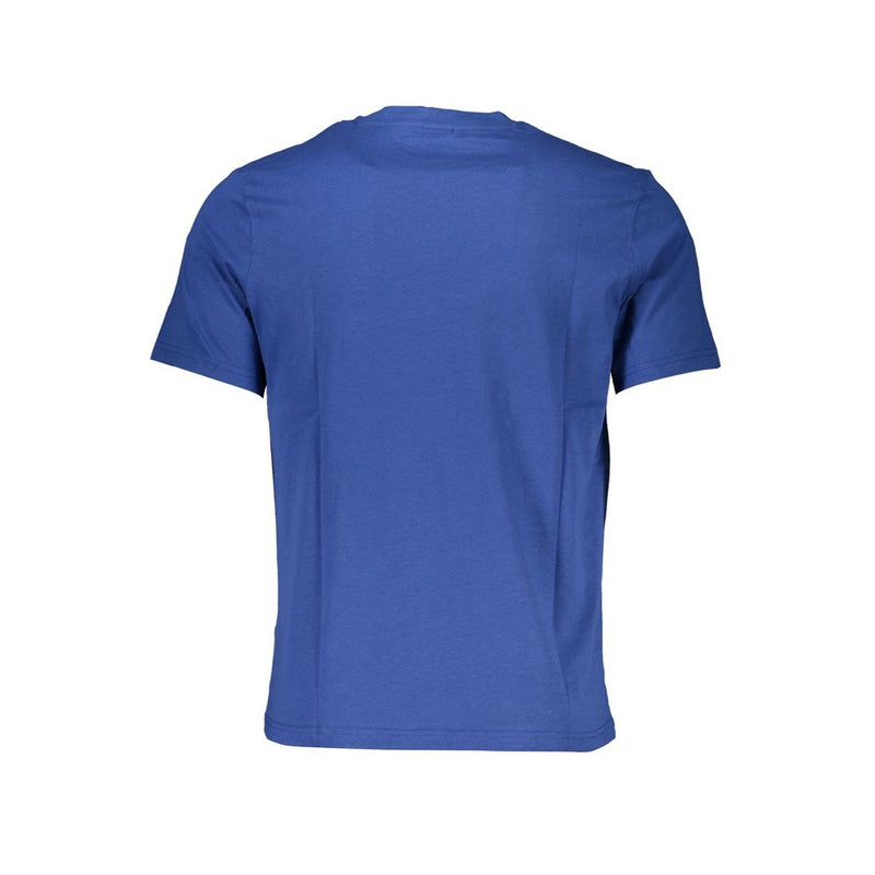 T-shirt di cotone blu