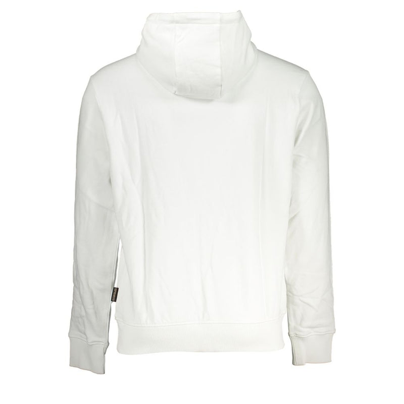 Pull en coton à capuche blanche élégante