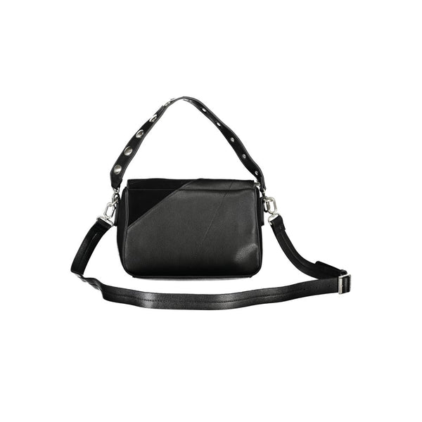 Schwarze Polyethylenhandtasche