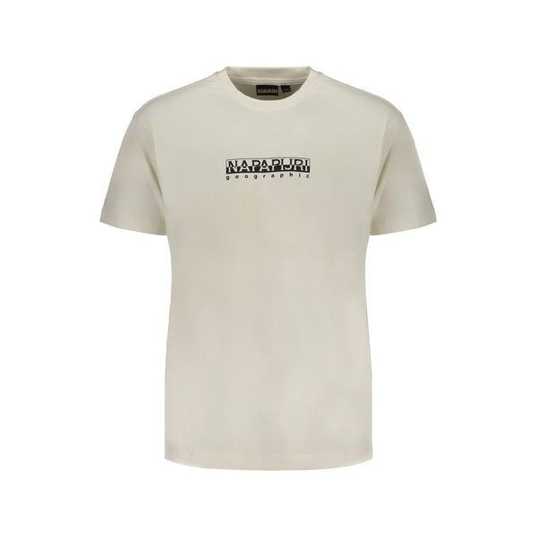 Camiseta de algodón blanco