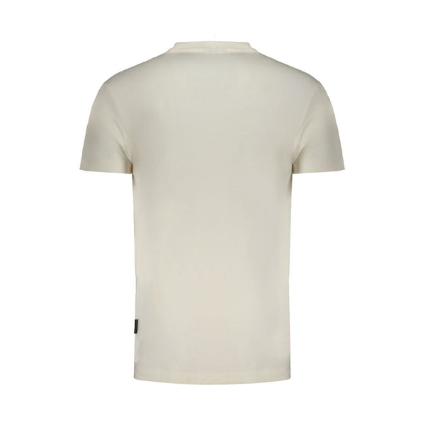 Camiseta de algodón blanco