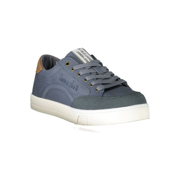 Sneaker en polyester bleu