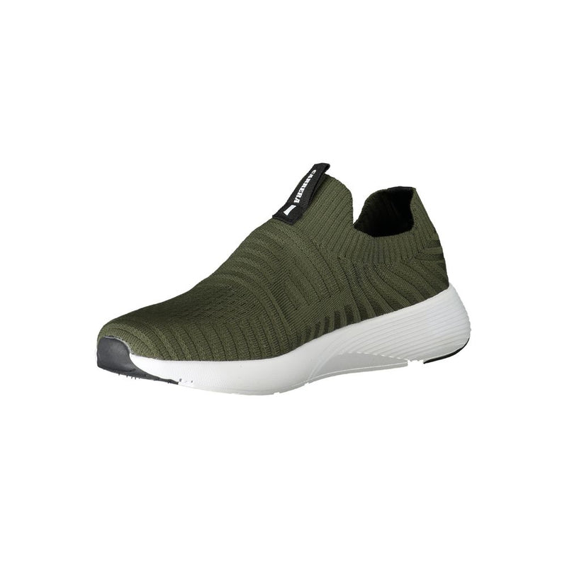 Sneaker en polyester vert