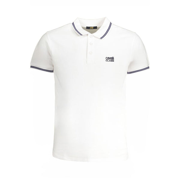 White Cotton Polo Shirt