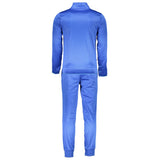 Elegant Blue Full Zip Sweater Suit