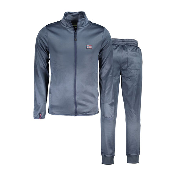 Elegant Blue Tracksuit Set for Men