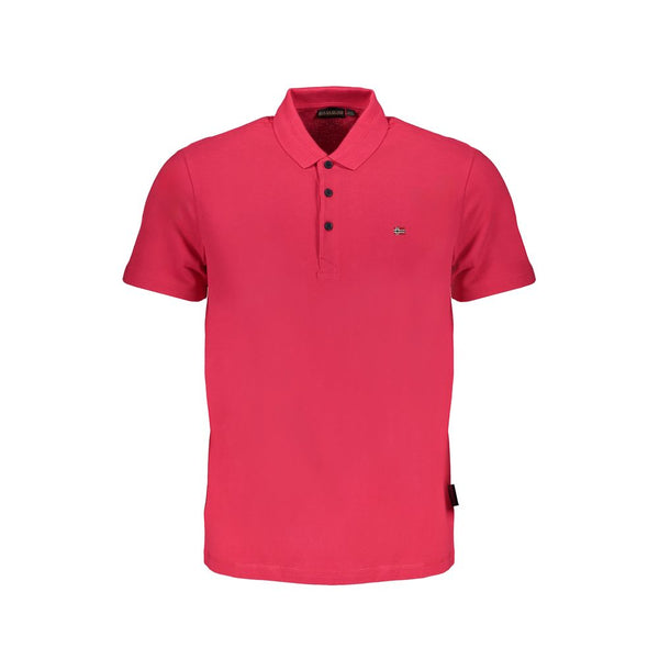 Polo en coton rose