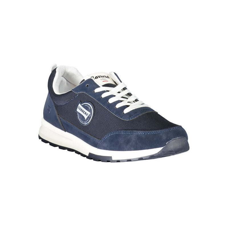 Sneaker en polyester bleu