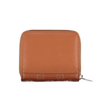 Chic Brown Contrasting Detail Wallet