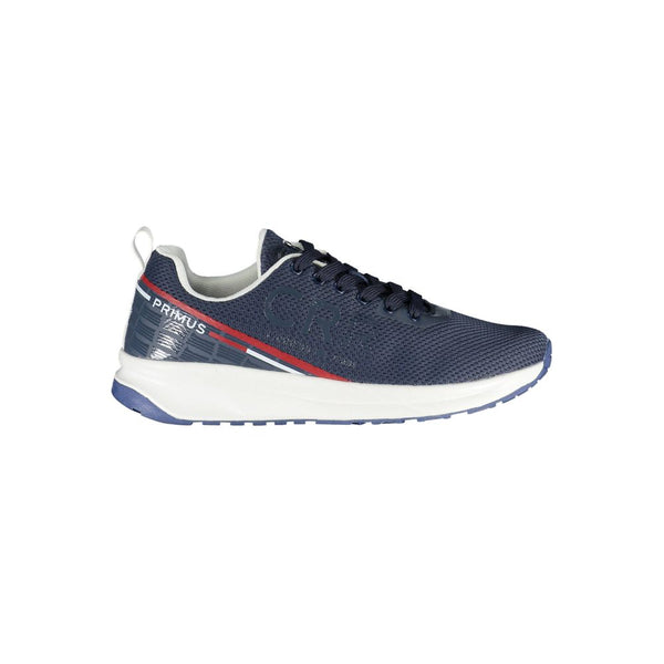 Chic Blue Sports -Sneaker mit kontrastierenden Details