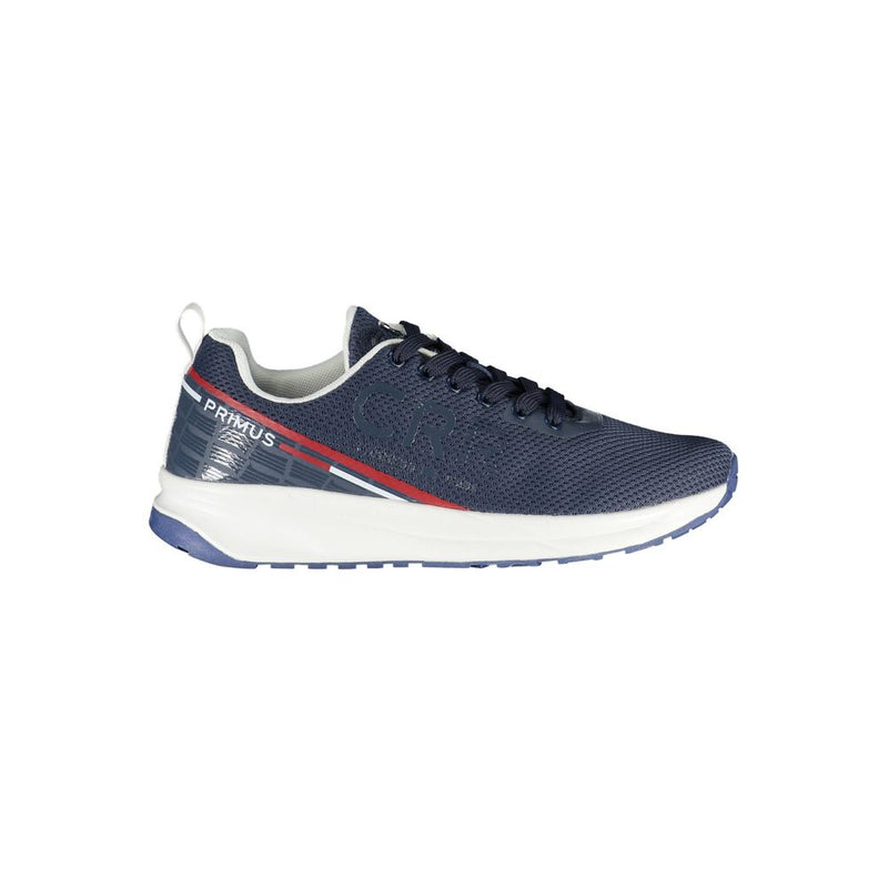 Sneaker sportive blu chic con dettagli contrastanti