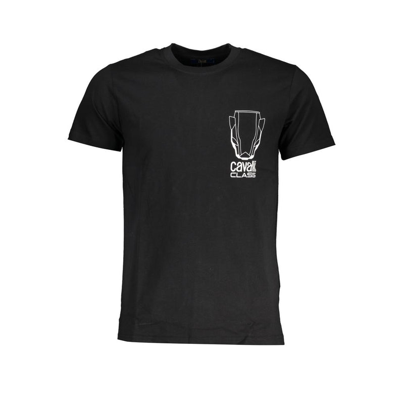 Camiseta de algodón negro