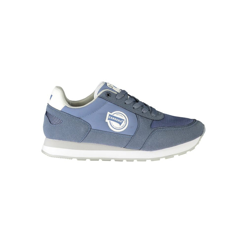 Sneaker en polyester bleu