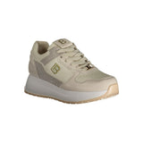 Zapatilla de poliéster beige