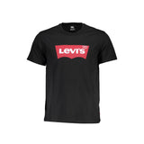 Sleek Black Cotton Trew Teck Tee