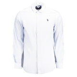 Slim Fit French Collar Embroidered Shirt