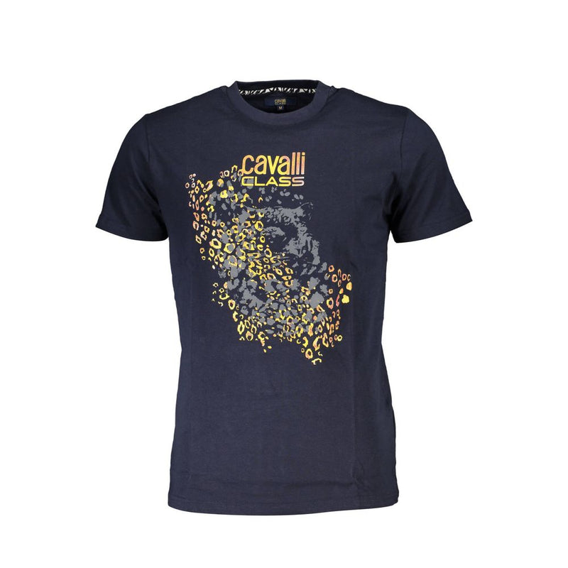 T-shirt en coton bleu