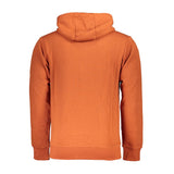 Bronze -Kapuzen -Sweatshirt mit bestickten Logo