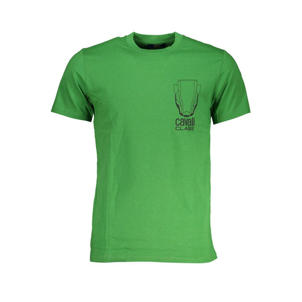 Camiseta de algodón verde