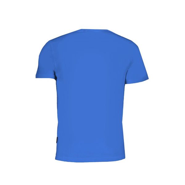 T-shirt en coton bleu