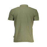 Timeless Green Embroidered Cotton Polo