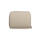 Beige Polyethylen -Brieftasche