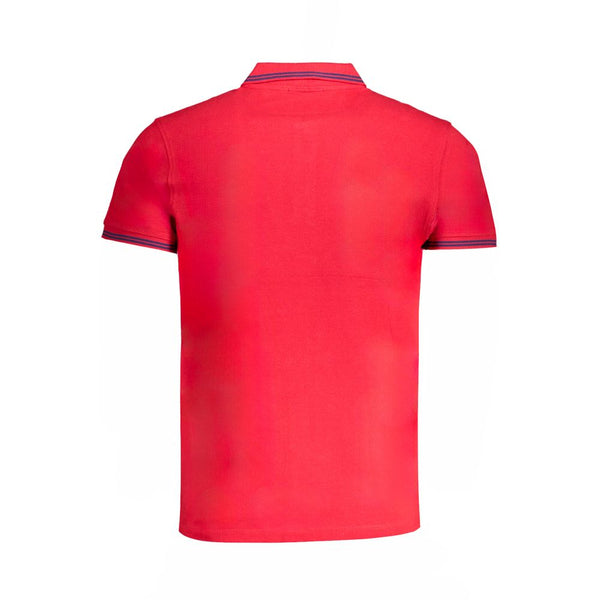 Red Cotton Polo Shirt