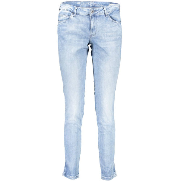 Chic Skinny Mid-Rise Light Blue Jeans