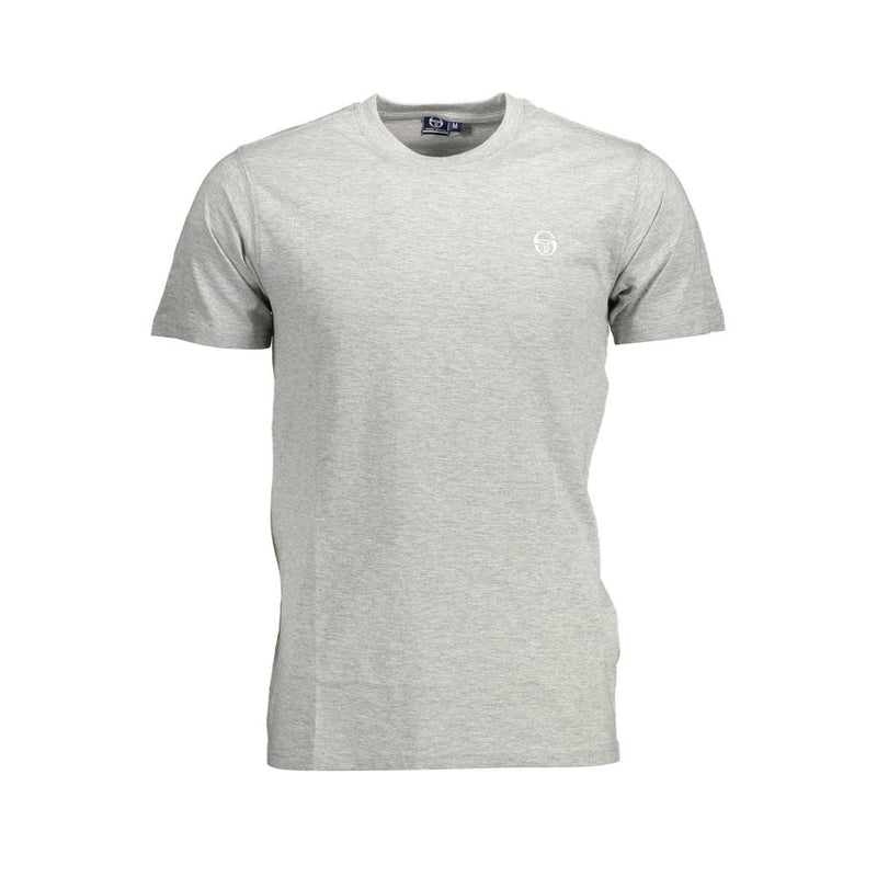 Camiseta de algodón gris