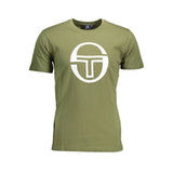 T-shirt in cotone verde