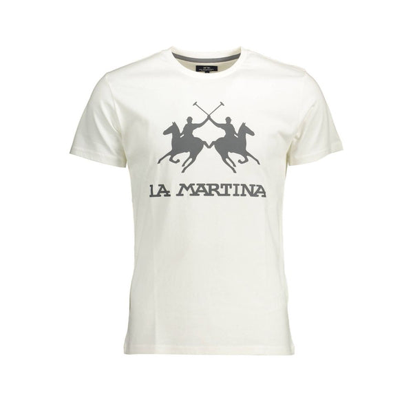 T-shirt à l'équipe de coton blanc croustillant