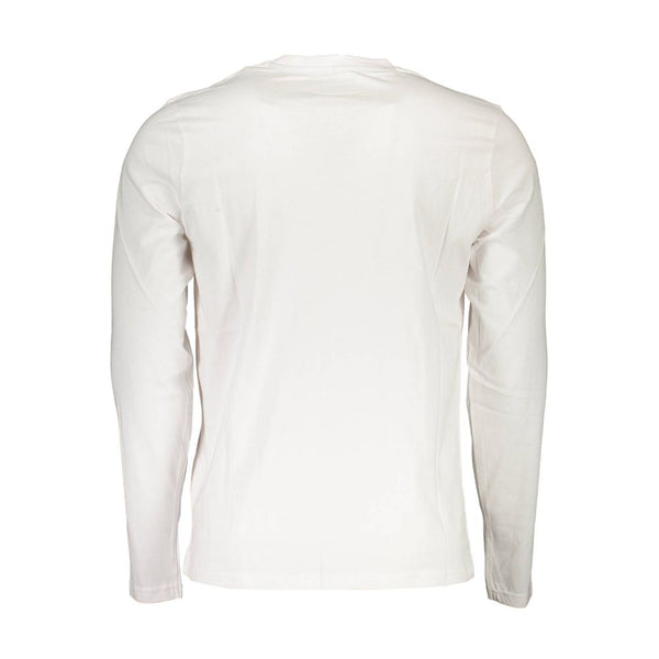 Camiseta de algodón blanco elegante con estilos