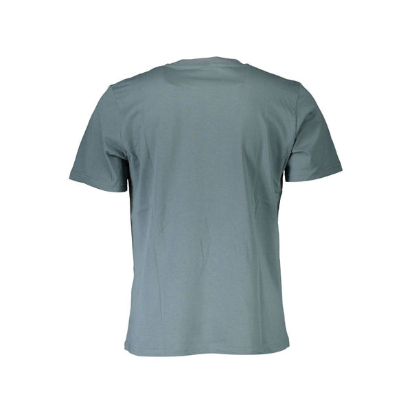 T-shirt à cou rond vert chic avec détail du logo