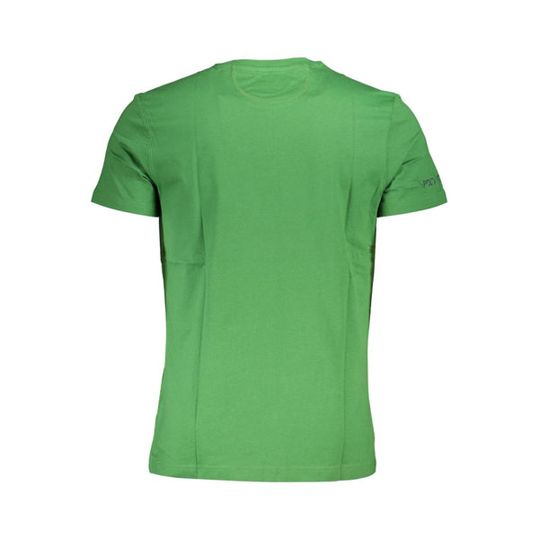 Emerald Eleganz Baumwoll -T -Shirt mit exquisiten Details