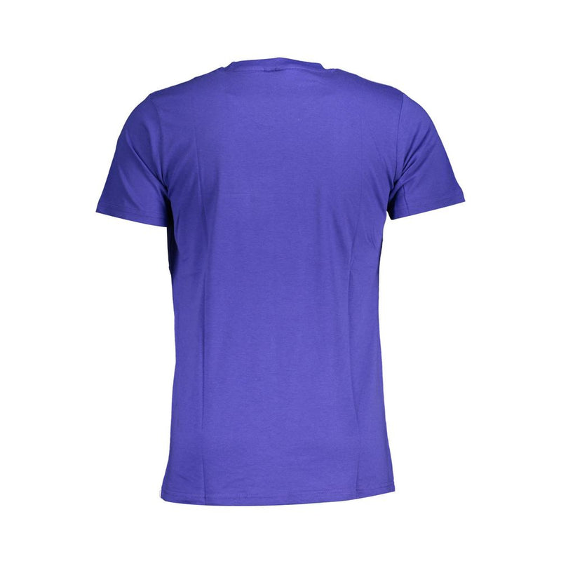 T-shirt di cotone blu