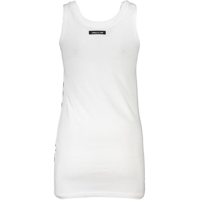 Elegantes Weitschulter-Druck-Tank-Top