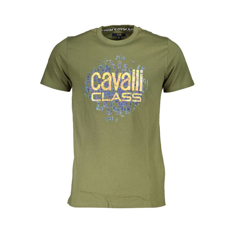 Camiseta de algodón verde