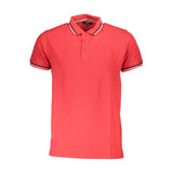 Polo en coton rouge