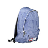 Blauer Polyester -Rucksack