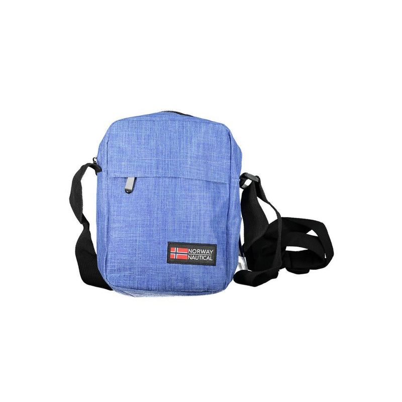 Borsa a tracolla in poliestere blu