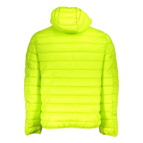 Chic Green Polyamid Kapuzenjacke