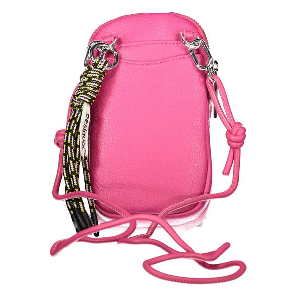 Pink Polyethylene Handbag