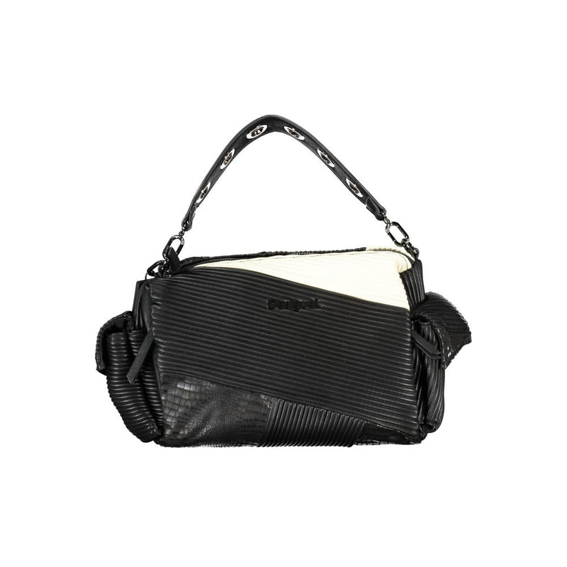 Schwarze Polyethylenhandtasche