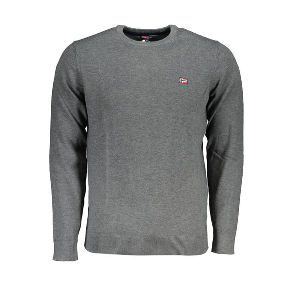 Maglione in tessuto grigio